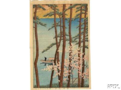 川瀬巴水: Arashiyama In Spring - Japanese Art Open Database