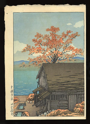 川瀬巴水: Autumn at Chuzenji - Japanese Art Open Database