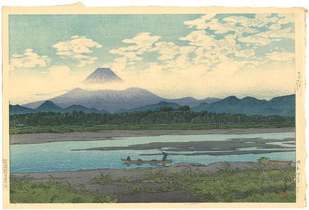 川瀬巴水: Banyu River - Japanese Art Open Database