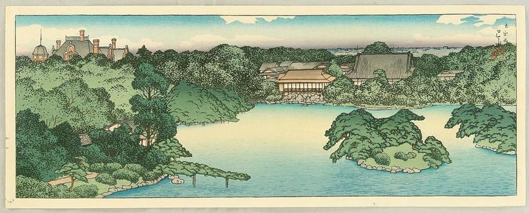 Kawase Hasui: Daisensui Pond - Japanese Art Open Database