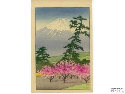 Kawase Hasui, 川瀬巴水 (Kawase Hasui (川瀬巴水))による浮世絵「Fuji - yotsugiri」