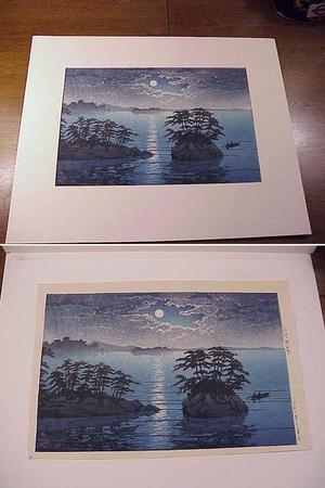 Kawase Hasui: Futago Island - Moonlight At Matsushima - Japanese Art Open Database
