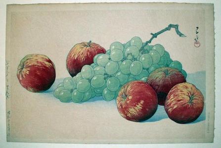 Kawase Hasui: Grapes and apples — Budo to ringo - Japanese Art Open Database