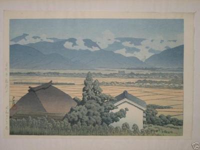 Kawase Hasui: Inariyama, Nagano - Japanese Art Open Database