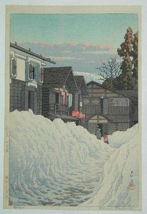 Kawase Hasui: Kosendani in Echigo Mansion, Kagekado — 越後 小千谷 - Japanese Art Open Database