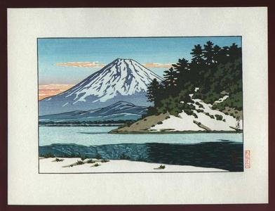 Kawase Hasui: Lake Shoji - Japanese Art Open Database