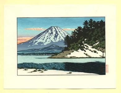 川瀬巴水: Lake Shoji - Japanese Art Open Database