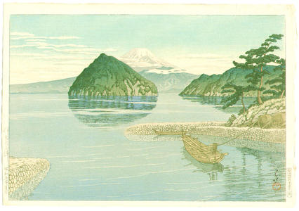 Kawase Hasui, 川瀬巴水 (Kawase Hasui (川瀬巴水))による浮世絵「Mito, Izu」