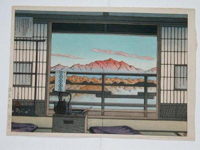 Kawase Hasui: Morning at Hotel - Japanese Art Open Database