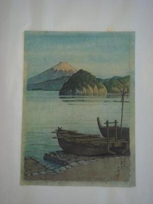 Kawase Hasui: Morning on the Mito Beach- watercolour — Mitohama no Asa - Japanese Art Open Database