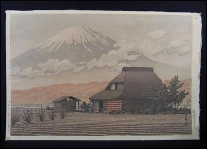 川瀬巴水: Mt. Fuji Seen from Narusawa — 鳴沢の富士 - Japanese Art Open Database