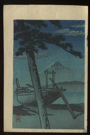 Kawase Hasui: Mt. Fuji in twilight - Japanese Art Open Database