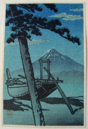 Kawase Hasui: Mt. Fuji in twilight - Japanese Art Open Database