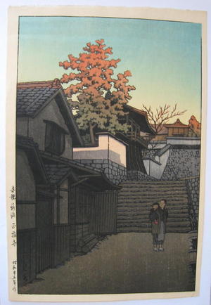 川瀬巴水: Saikyoji — 西教寺 - Japanese Art Open Database