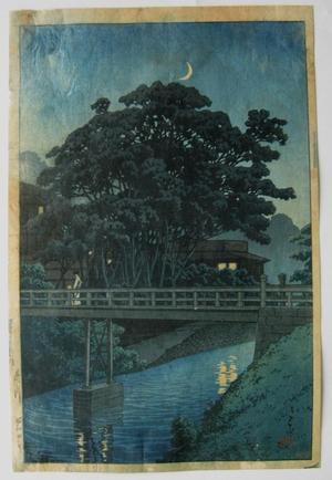 川瀬巴水: Takinogawa Bridge — 瀧の川 - Japanese Art Open Database