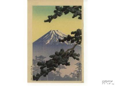 Kawase Hasui: Sacred Mountain Fuji — 富士の朝 - Japanese Art Open Database