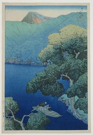 川瀬巴水: Tsutanuma Marsh in Mutsu - Japanese Art Open Database