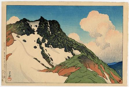 川瀬巴水: Asahigadake from Mount Hakuba - Japanese Art Open Database