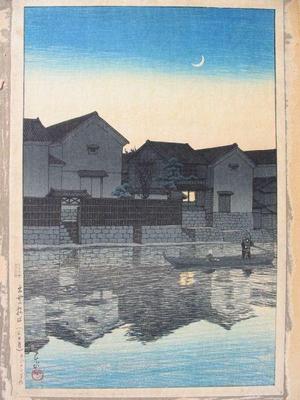 川瀬巴水: Matsue, Izumo - Japanese Art Open Database