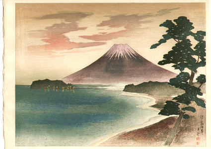 Kazue Yamagishi: Enoshima Beach - Japanese Art Open Database