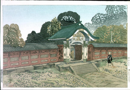 織田一磨: The Mausoleum at Shiba - Japanese Art Open Database