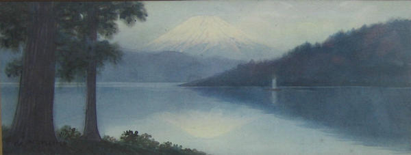 Keiho M: Lake and Mt Fuji - Japanese Art Open Database