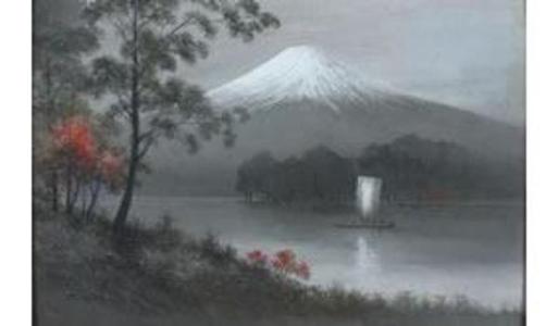 Keiho M: Mt Fuji and sailboat - Japanese Art Open Database