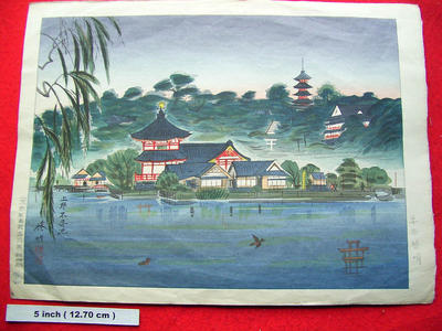 Keimei Anzai: Ueno Shinobazu Pond - Japanese Art Open Database