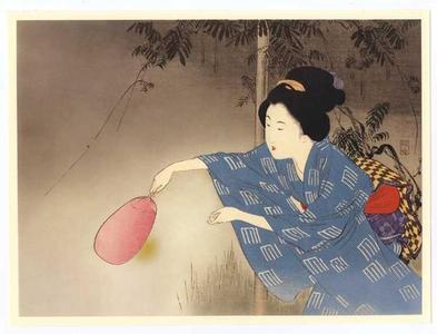 武内桂舟: Chasing Fireflies - Japanese Art Open Database