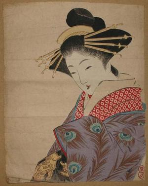 Takeuchi Keishu: Courtesan — 花魁 - Japanese Art Open Database