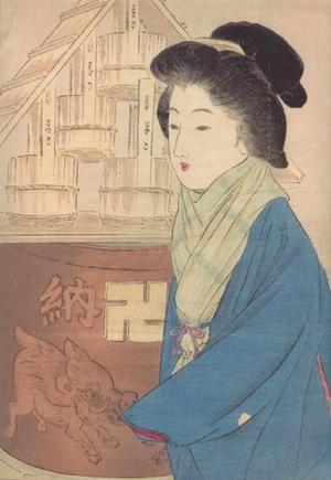武内桂舟: Marishi Bodhisattva — 摩利支天 - Japanese Art Open Database