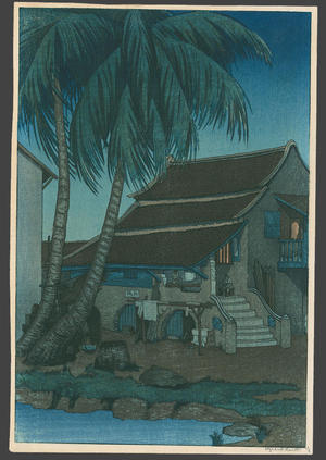 Keith Elizabeth: The Old House Malacca - Japanese Art Open Database