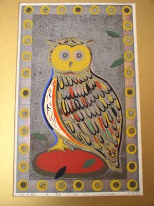 Kimura Yoshiharu: Owl - Japanese Art Open Database