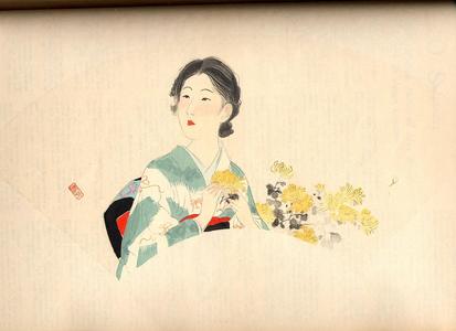 Kaburagi Kiyokata: A Young Woman in Autumn - Japanese Art Open Database