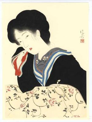 鏑木清方: Bijin Under Blanket - Japanese Art Open Database