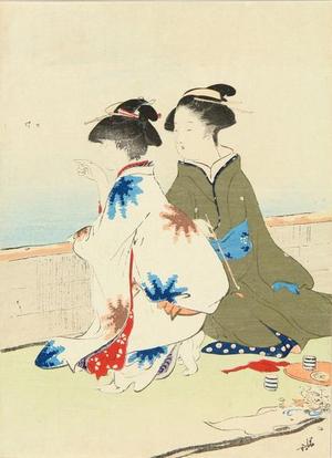 鏑木清方: Gathering Shelfish — 汐干狩 - Japanese Art Open Database
