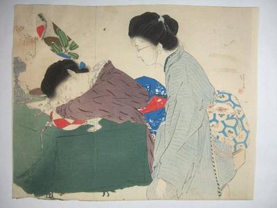 Kaburagi Kiyokata: Imitation Violet — にせ紫 - Japanese Art Open Database