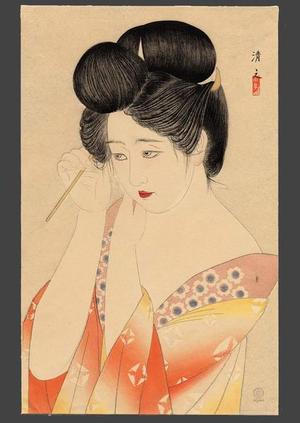 Kiyoshi Kobayakawa: Hair — 髪 - Japanese Art Open Database