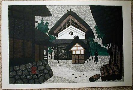 Kiyoshi Saito: Unknown- Saito's hometown of Aizu - Japanese Art Open Database