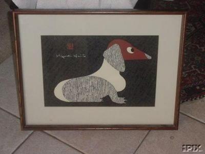 Kiyoshi Saito: Dog, Dachshund 2 - Japanese Art Open Database