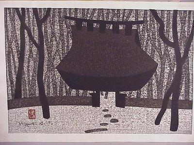 Kiyoshi Saito: Unknown, temple shrine - Japanese Art Open Database