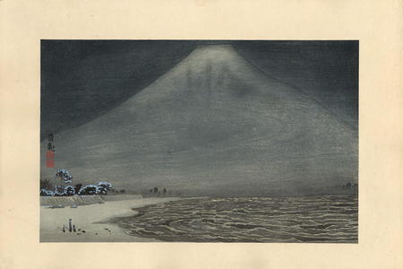 Kobayashi Kiyochika: Night view of Mount Fuji - Japanese Art Open Database