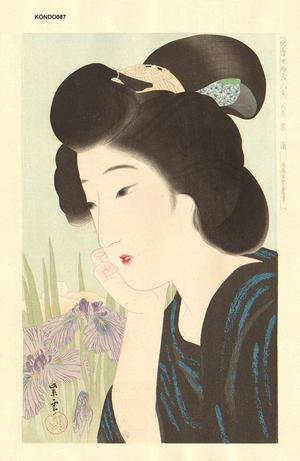 Kondo Shiun: June - Irises - Japanese Art Open Database