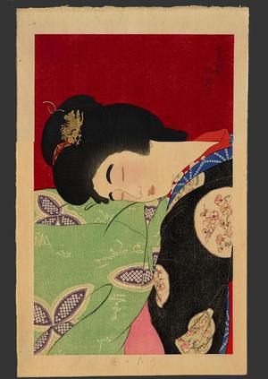 Torii Kotondo: Utatane- A nap- Version 2 — うたっ寝 - Japanese Art Open Database