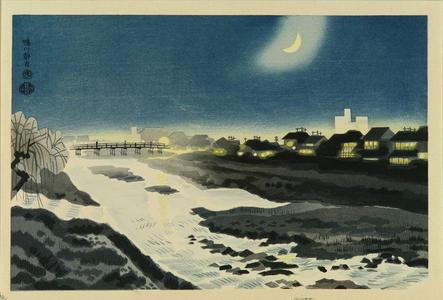 Kotozuka Eiichi: Silence of Kamo River - Japanese Art Open Database