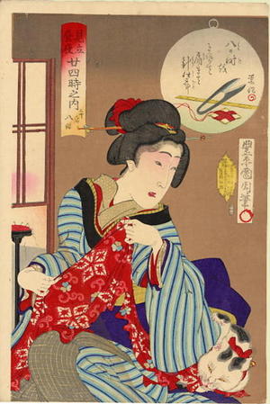 豊原国周: Eight PM - Japanese Art Open Database