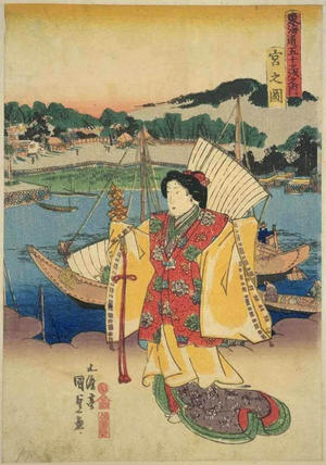 Utagawa Kunisada: Unknown title — 宮 - Japanese Art Open Database
