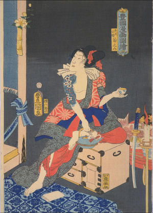 Utagawa Kunisada: Bentenkozo Kikunosuke — 弁天小僧菊之助 - Japanese Art Open Database
