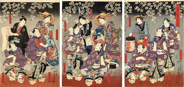 歌川国貞: Twelve Kabuki Months - Japanese Art Open Database