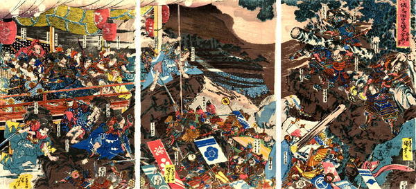 歌川国芳: Battle Scene - Japanese Art Open Database